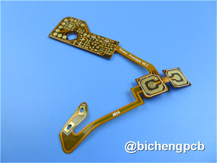Доска PCB основания одиночная, который встали на сторону FPC Polyimide гибкая с золотом погружения