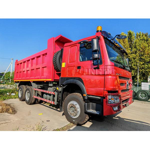 Camions à rouleaux 6x4 Sinotruk 10 roues 30 tonnes Camion à décharge standard Euro 3