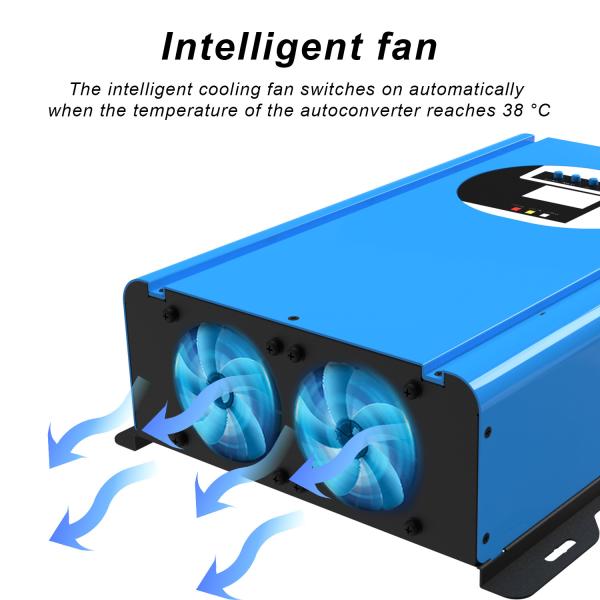 3000W Ups Inverter Off Grid Bidirectional Inverter With Battery Charging Air Cooling