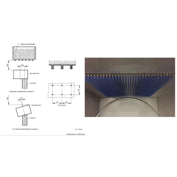 1KW Environmental Test Chambers / Rain Spray Proof Tester Touch Screen Controller