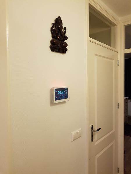 Glass Wall Mount Panel 7 Inch Touch Screen Industrial Android Tablet Custom POE Ethernet Power