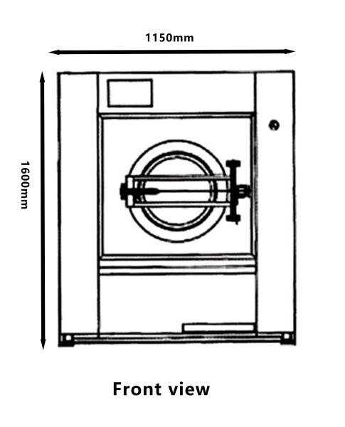 Commercial Hotel Laundry Washing Equipment, Large and Small Sizes, 15 Kilograms Fully Automatic Industrial Washing Machine.