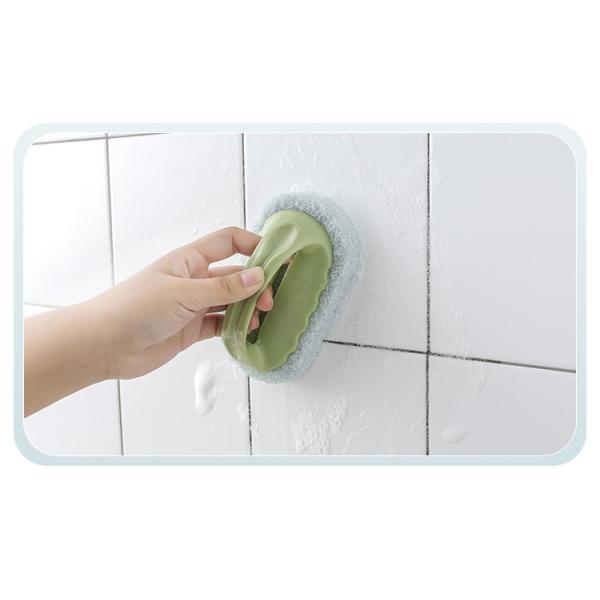 Escovas de limpeza fortes do agregado familiar da faixa com punho, escova de limpeza do banheiro