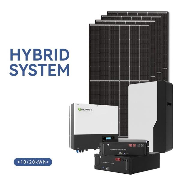 Ground Mounting Hybrid Solar Inverter 3KW 4KW 5KW 6KW 8KW 10KW with Lithium Battery