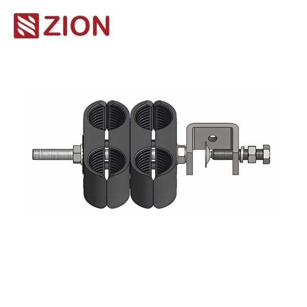 7/8 Cable 4 Way Ftth Drop Clamp Stainless Steel 304 EPDM Insert