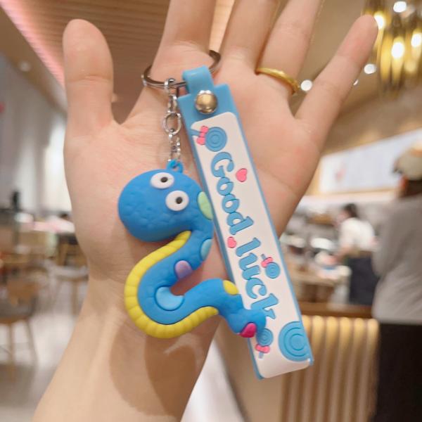 Очаровательный мультфильм Силиконовый ключик Милый Каваи Аниме Крутые ключики Для рюкзаков Космический ключик Рождественский подарок