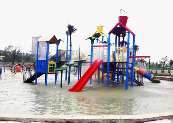 Construção do parque da água da fibra de vidro do OEM, sistema do equipamento do campo de jogos da água das crianças