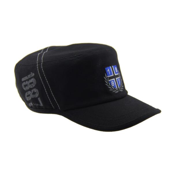 Durable Outdoor Military Cadet Cap Fitted Military Hat Custom Embroidered