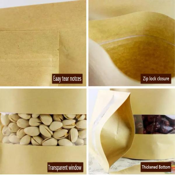 Gravure Printing Recyclable Cashew Packaging Bags