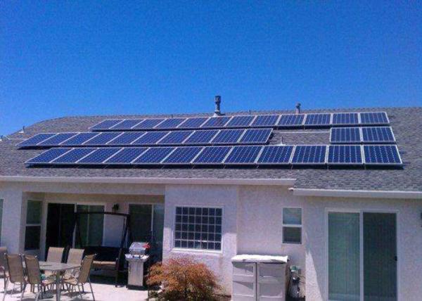 10KＷ Home Solar Power Smart Power Application Roof Mounting System Residential