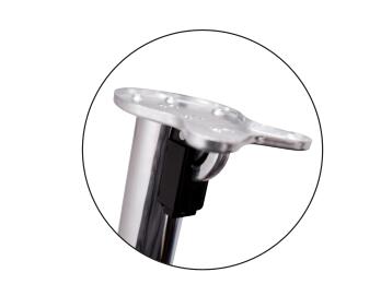 Iron Folding Metal Table Frame Legs Dia 50mm With Chrome Plated / Nickel Wire