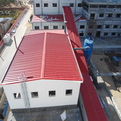 Construction de bâtiments en acier préfabriqué de grande portée