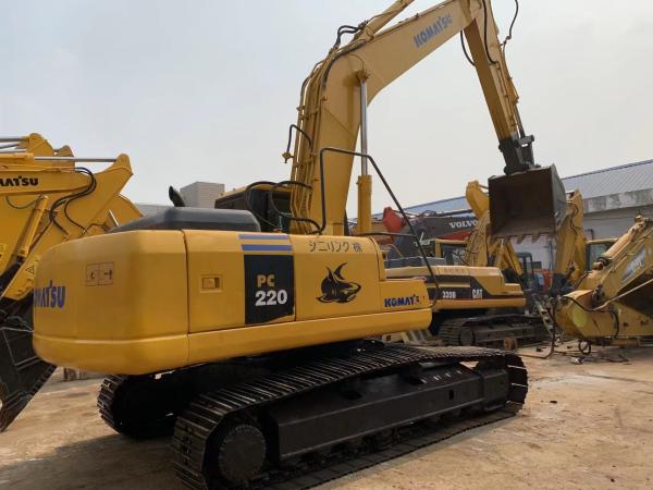 20Ton Second Hand Excavator In Good Condition With Motor PC200 PC220