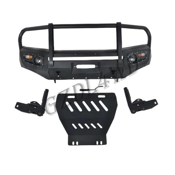 Nissan Navara Np300 2015 2016 Front Bumper Guard With Skid Plate Custom Logo
