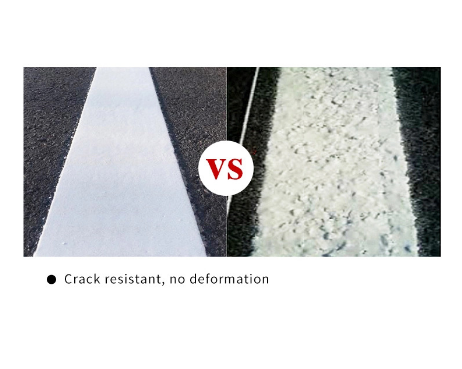 Durable Thermoplastic Road Marking Paint with Highly Reflective Glass Beads for White and Yellow Traffic Safety Solutions