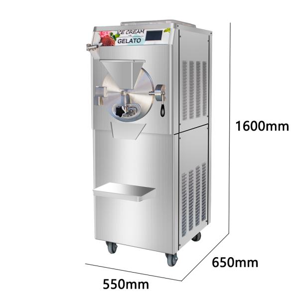 Pasteurize Mutifi-functional Frozen Custard Hard Ice Cream Making Machine With Touch Screen Control Brazilian Acai Freezer