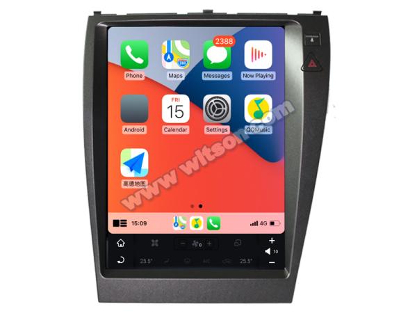 12.1 Screen Tesla Vertical Android Screen For Lexus ES ES240 ES300 ES330 ES350 2006-2012 Car Stereo