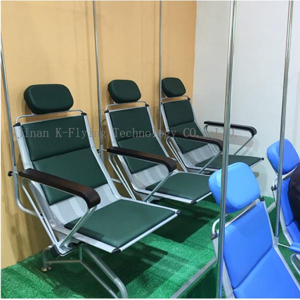 поручень верхнего сегмента стула нержавеющей стали Seater клиник 3 ждать