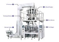 Máquina de empacotamento vertical com o bagger dois
