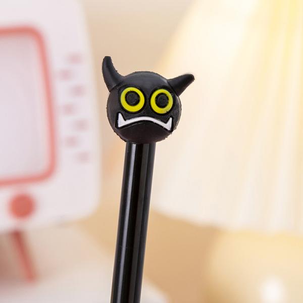 Halloween Plastic Black Ghost Gel Pen Creative Cool Gift Devil Signature Pen