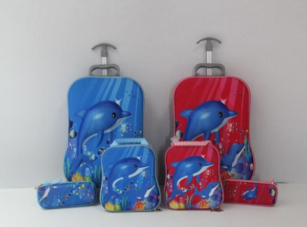 Children School Holiday Travel Luggage toy Trolley Suitcase Wheeled Bag Case16