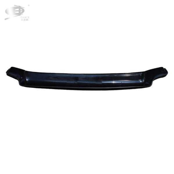 Bright Black Bonnet Chip Protectors , PMMA Auto Hood Guard