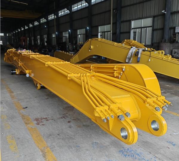 Equipamento de condução de pilhas de longo alcance guarda-corredor máquina de condução de pilhas escavadeira boom de condução de pilhas com martelo de condução de pilhas