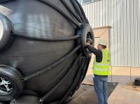 Marine Rubber Fender Wholly Wrapped Technology Highly Durable