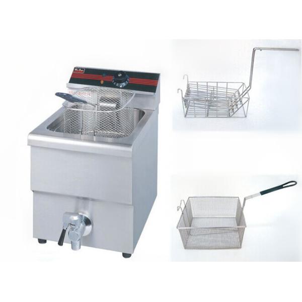 3.5KW 220V - 240V 50Hz Electric Commercial Deep Fryer For Hotels / Restaurants