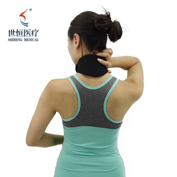 Best Self-heating Wholesale Tourmaline Heating Black Neck Brace for Pain Cervical Collar