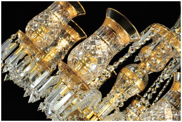 Estilo Europeu Antigo Baccarat Francês Cristal Lâmpadas Criativas High End Clube Cristal Lâmpada