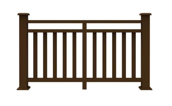 Fireproof WPC Fence Panel 2000x1200mm Wood Plastic Composite Board