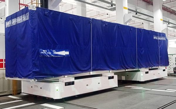 40 Tons Dual Cart Linkage Automated RGV