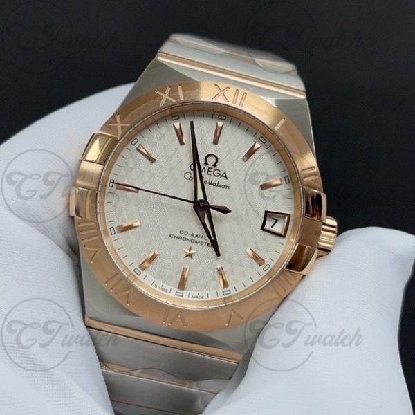 39MM Omega Constellation Watch Swiss 8800 Movement Waterproof Anti Reflective Coating