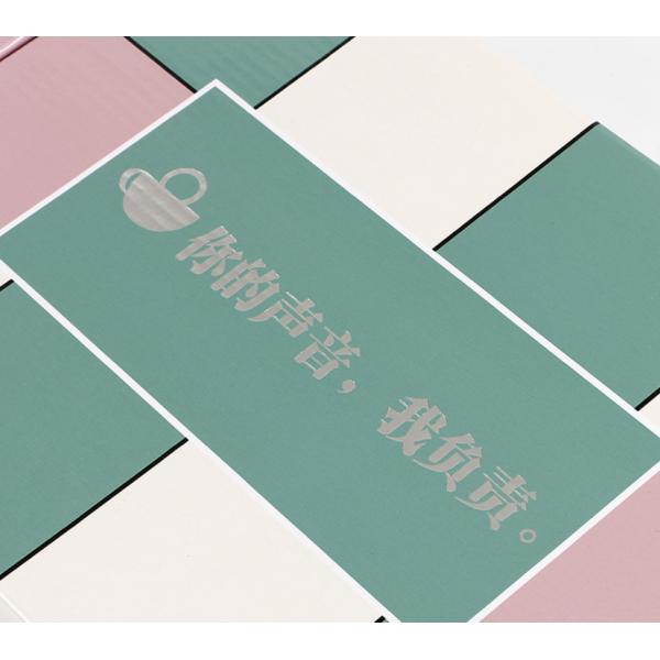 Gold Silver Foil Cardboard Package Boxes For Gift Packaging 250gsm