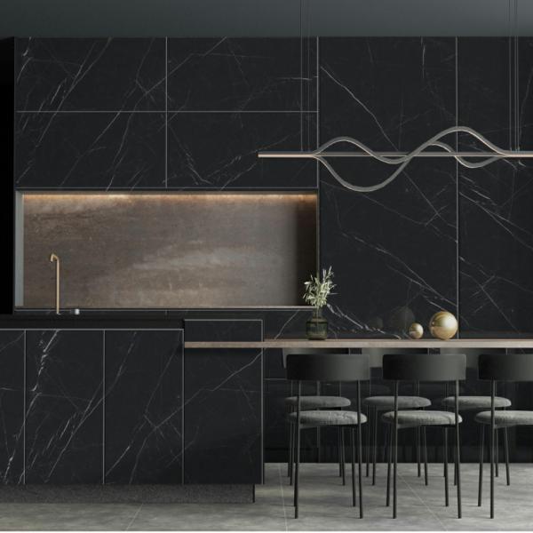 Porcelain Polished Glazed Marble Look Granite Slab for Lobby Wall Covering Tiles