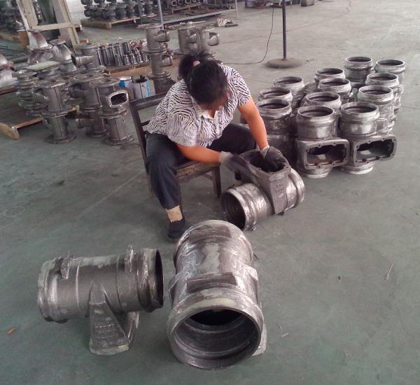 body GGG50 bonnet GGG50 PN16 ductile iron resilient seal socket gate valve
