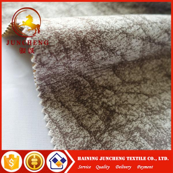 Polyester suede sofa fabric gilding velvet combined fleece Home textile sofa fabric