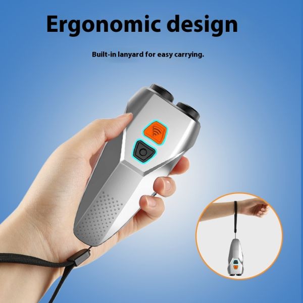 Rechargeable IP67 Waterproof Plastic Ultrasonic Dog Repeller LED Indicator Anti-Bark Control >20 Hours Battery Life Training