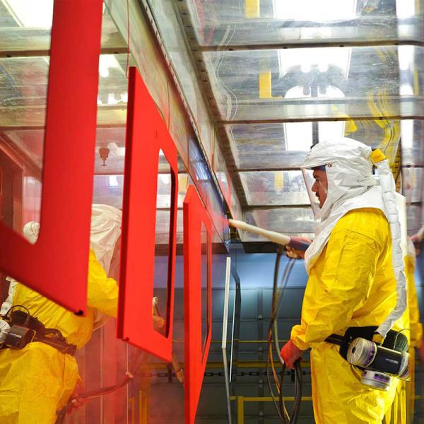 RAL 1035 Pearl Beige Pure Polyester Powder Coating Paint Smooth Matt 20%-50%