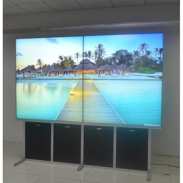 Multi Input Narrow Bezel LCD Video Wall , 2x2 Video Wall 55 Inch Built In Controller
