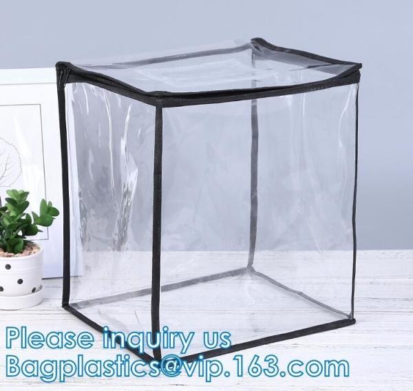Multi Size, Handbag Storage Dust Cover Bags, Handbag & Purse, Sturdy PVC Organizer Holder With Handle Zipper