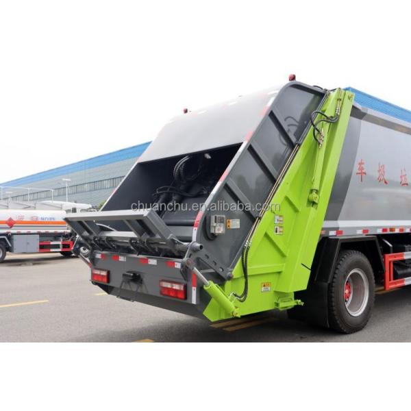 12 Square Sanitation Garbage Compression Truck with Design and Euro 4 Emission Standard