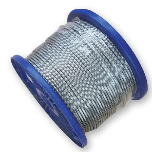 Stainless Steel Galvanized Aircraft Cable 1/6'' 1/4