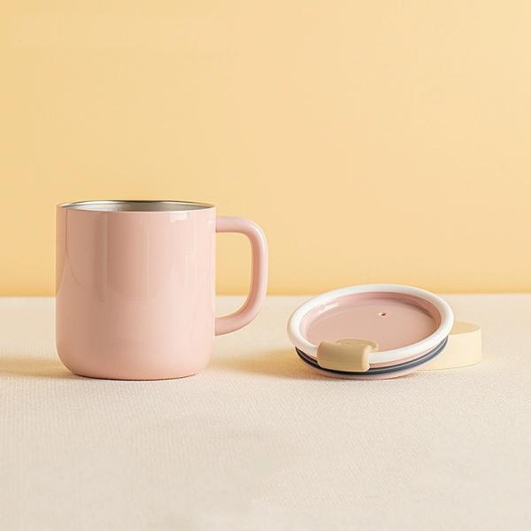 Coffee Mugs Office Table Top Tea Cup Birthday Gift 420ML with Lid Heat Preservation