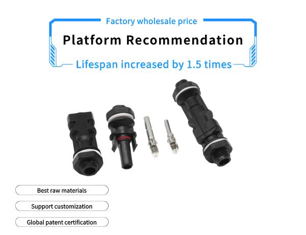 1000V 30A PV Solar Connector IP67 Waterproof Solar Connector For Photovoltaic System Connector