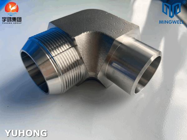 316L Hydraulic  Stainless Steel Fitting 90° Elbow