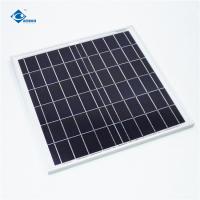 El mono panel fotovoltaico solar transparente solar cristalino del panel 6V 18W de ZW-18W-6V
