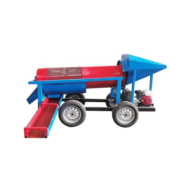 5-10t/h Capacity Sand Gold Washing Trommel for Alluvial Gold Extraction Plant Equipment