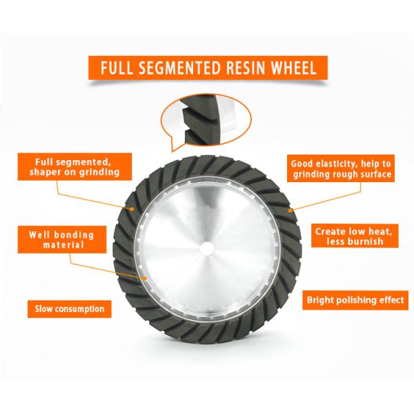 Full Segmented Metal Bonded Diamond Cup Grinding Wheel For Glass , 150mm Size